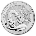 2024 年ドラゴン (シリーズ 2) 1 オンス シルバー ラウンド(3)