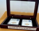 たくさんの2つ。 2022 W $10 AGE NGC PF70 & 2022 W $5 AGE NGC PF70 ED MOY
