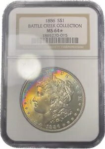 1886 $1 ⡼ С 顼 NGC MS64*  쥤ܡ ȡ Хȥ ꡼