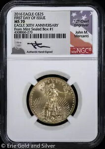 2016 $25 1/2    NGC MS 70 | FDOI Mercanti 30 ǯǰ̾