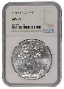 2012 アメリカン シルバー イーグル NGC MS69