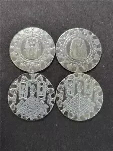 楽天WORLD RESOURCE【KING店】（4） 旧世界スタイルのエジプトのツタンカーメン王ピラミッド1/4オンス .999シルバーアンティークラウンド