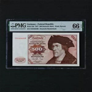 1977 ɥ - Ϣˮ¹ 500 ɥ ޥ륯 ԥå#35b PMG 66 EPQ  UNC