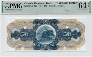 1901 ǯ $50 Хå ץ Ρ - ɥߥ˥ - PMG Choice UNC 64 EPQ
