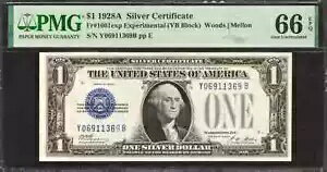 1928 A $1 ¸ѥС FR.1601exp Y-B ֥å PMG 66 EPQ (369B)