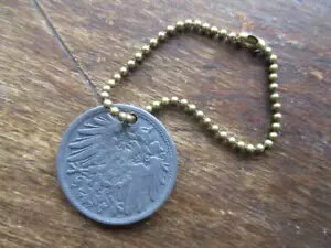 1920S 1921 ヴィンテージ ドイツ オールド コイン キーホルダー G