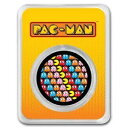 パックマン? ピクセル パターン 1 オンス カラーライズド シルバー ラウンド