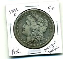 1899 O F モーガン ドル 100 セント アメリカ 90% シルバー USA $1 US FINE コイン #8536(3)