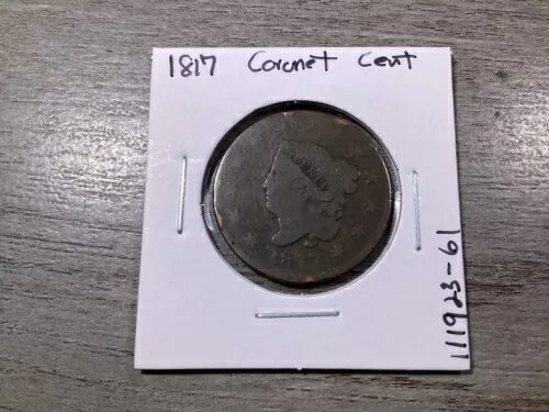 1817 コロネット リバティ ラージ セントマトロン 米国初期銅貨-111923-61