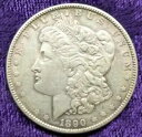 1890 年 シルバー モルガン ドル、アメリカ合衆国 モルガン シルバー $1 コイン(3)
