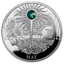 5月 幸福の魔法石 プルーフ銀貨 1$ ニウエ 2013