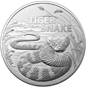 タイガースネーク オーストラリアで最も危険な 2024 1オンス 純銀コイン RAM
