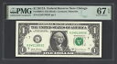 米国連邦準備制度 1 ドル 2017A Fr#3006-G (GE ブロック) UNC グレード 67