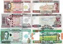 ギニア 2010 フルセット 3 個 1000+5000+10000 フラン ピック 43-45 UNC 記念