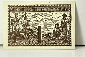 フランス領西アフリカ 1 フラン紙幣グレード未流通 (NUM6704)