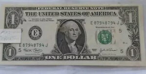 $1 2003 リピーター シリアル番号 連邦準備制度理事会ノート - 素敵なセンタリング無料ポスト