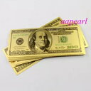卸売 100 個米国新 $100 ドルゴールデン工芸紙幣ノートマネーギフト