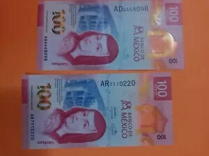 2020 年 100 ペソ メキシコ紙幣 未発行 - 新しいデザイン - 送料無料