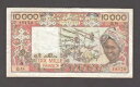 西アフリカ諸国 - コートジボワール P.109Ae-8170 10000 10.000 10,000 フラン Sig 15