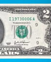 1973 年 6 月 : I 19730006 年/月 2 ドル紙幣 *UNC*