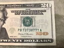 5 オブ ア カインド ブロークン チェーン シリアル番号 US $20 20 ドル紙幣 PB 73738777 A