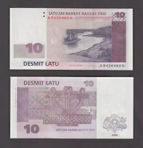 ラトビア P.54 10 LATU 2008 未流通低送料 WE COMBINE 2206