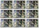 卸売 70 個米国紙幣ブラックゴールド工芸紙幣マネー $1-100 ドルセット
