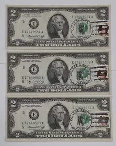 1976ǯ $2 FRN å϶76/4/13 PM ꡼ɽåѡ 3 Consec S/N CU Cond.