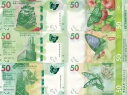 香港 50 ドル 2018 - 2021 P 219 303 349 UNC HSBC SCB BOC セット 3 個