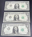 3 紙幣セット ロット 1963 $1 FRN 連邦準備銀行紙幣レタータイプ セット Circ