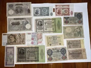 ヴィンテージ紙幣 17 枚ロット