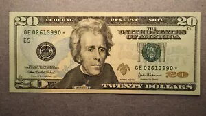 2004 ドル 20 連邦準備金**UNC スターノート ** 送料無料 S1951