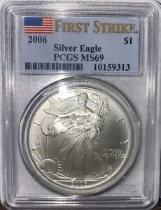 2006 $1 ASE FS MS69 アメリカン シルバー