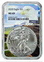 2020 1オンス シルバー アメリカン イーグル NGC MS69 - イーグル コア(3)