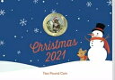 2021 ジブラルタル クリスマス カラー 2 2 ポンド コイン カード BU
