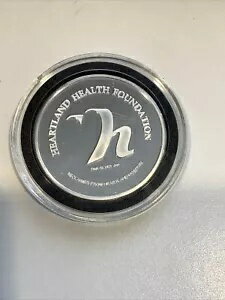 楽天WORLD RESOURCE【KING店】1 トロイ オンス 0.999 シルバー ラウンド コイン ハートランド健康財団病院 レア!