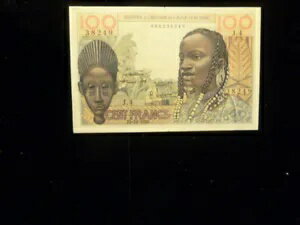 ?? フランス領西アフリカ AOF トーゴ 100 フラン 1956 P-46 紙幣