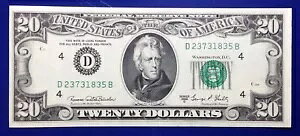 1969C $20 連邦準備銀行券 Fr-2070-D クリーブランド 未流通