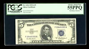 DBR 1953-A $5 С Fr. 1656 FA ֥å PCGS 55 PPQ ꥢ F29460300A
