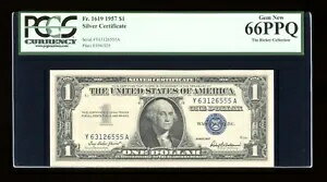 DBR 1957 С  Fr. 1619 YA ֥å PCGS 66 PPQ ꥢ Y63126555A