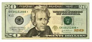 2004 Star Note $20.00 EK Хåץ졼ֹ 77 եȥ *쥢*