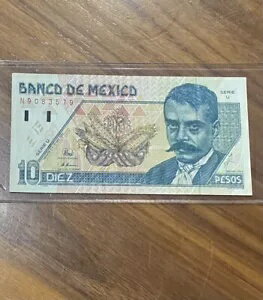 メキシコ 10 ペソ 1996 年 5 月 10 日 未流通状態