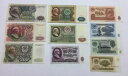 ソ連紙幣 (10 枚) ルーブル 1961 〜 92 年のセット。