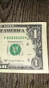 F 60030000 H シックス オブ ア カインド 0 の $1 1 ドル紙幣ファンシー シリアル番号