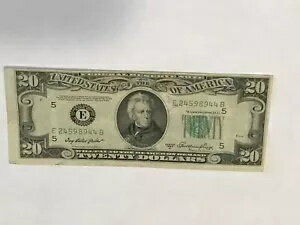1950A 20 ドル 20 ドル連邦準備銀行紙幣 - リッチモンド E24598944B