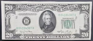 1950 年 20 ドル連邦準備銀行券 20 ドル紙幣 未流通 #82913