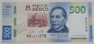 AU 2022-1-05 メキシコ 500 ペソ紙幣 - TBB#717