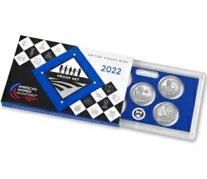 2022 s us mint 5 コイン クラッド アメリカン レディース クォーター プルーフ セット 22wp