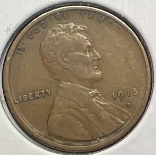 1915-S リンカーン ウィート セント グレード 非常に上質な実際のコイン #C13539