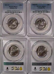 2024 P&D Zitkala Sa 25c PCGS MS66 アメリカン レディース クォーター 2 コイン セット